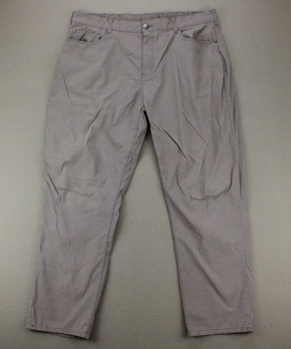 Member’s Mark Straight Fit Pants Mens 40x30 Gray Cotton